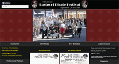 Desktop Screenshot of eastportpiratefestival.com